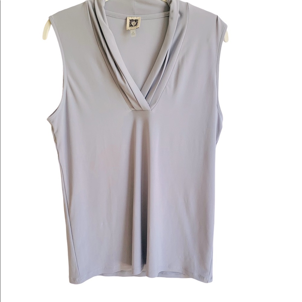 Anne Kline - sleeveless top!